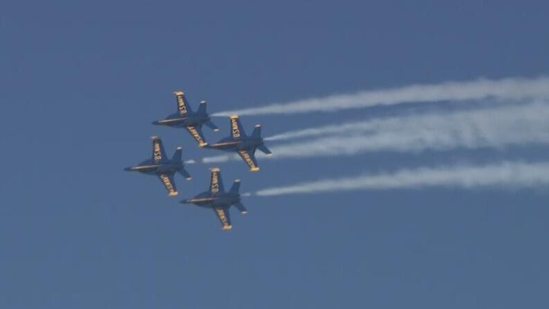Blue Angels roar back over San Francisco after weather conditions threaten Fleet Week show — CBS Bay Area (KPIX), Dublin Arts news