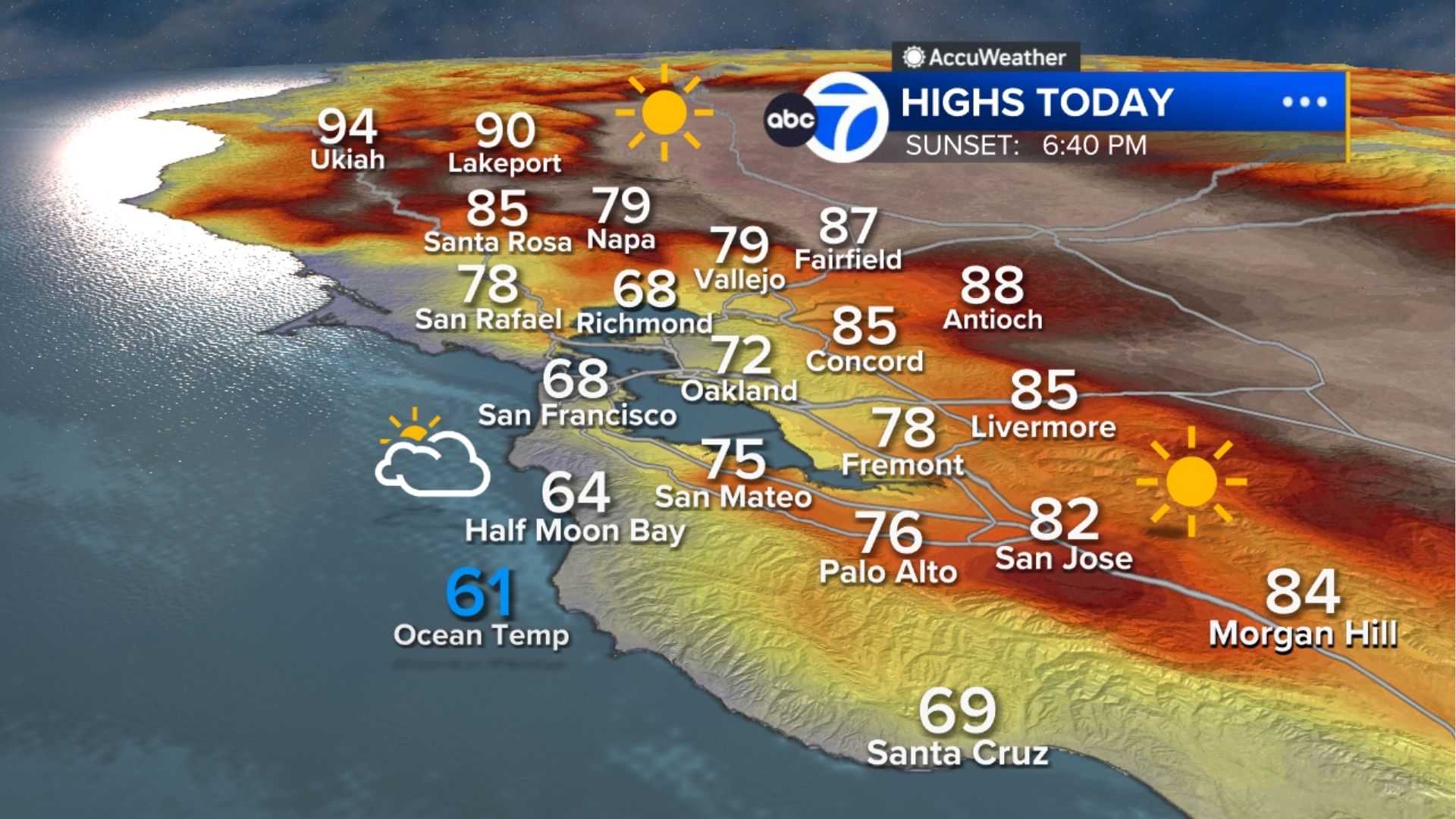 AccuWeather Forecast: Relief from heat is here with fog along the coast
       — ABC 7 Bay Area, Dublin Community news