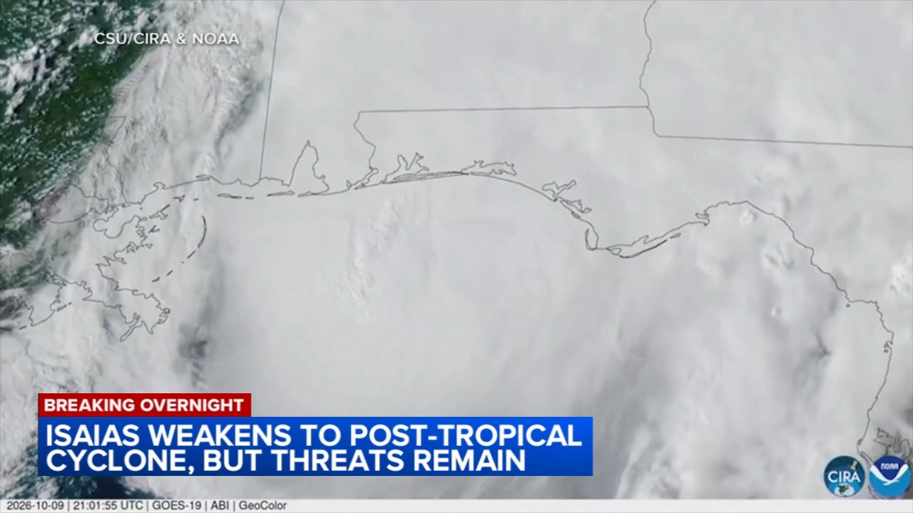 Isaias downgraded to post-tropical cyclone, leaves hundreds of thousands without power
       — ABC 7 Bay Area, Dublin Community news