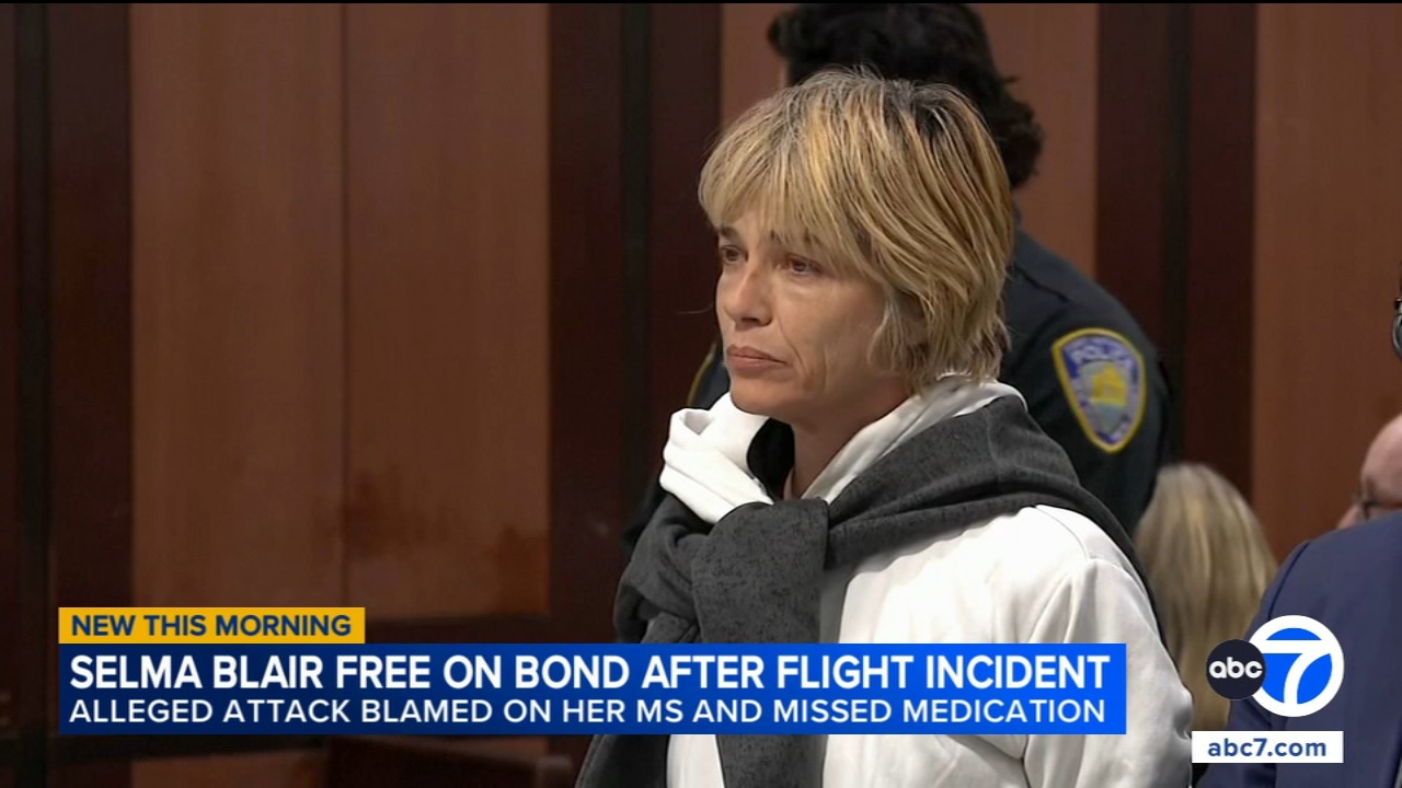 Selma Blair during her emotional video apology