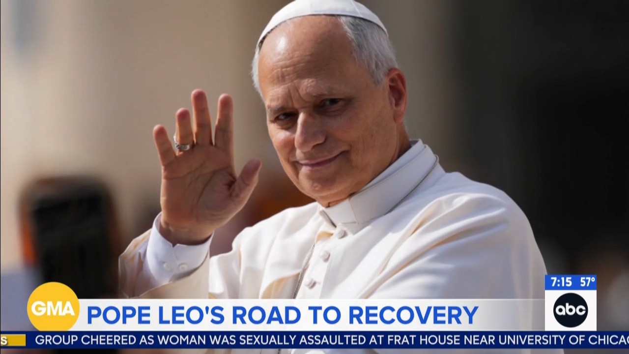 Pope Leo 'slept well' as his lung cancer recovery continues, Vatican says
       — ABC 7 Bay Area, Dublin Community news
