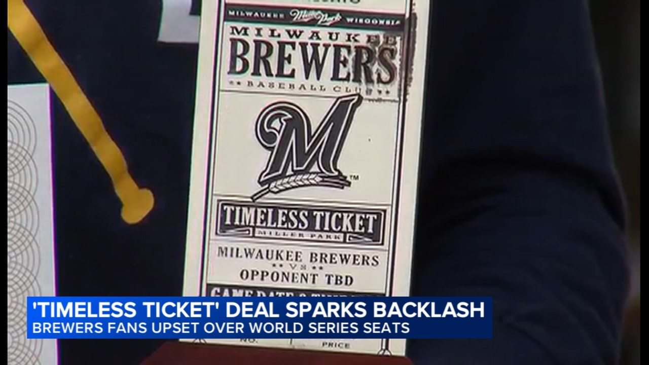 Brewers 'Timeless Ticket' holders say the team isn't fully honoring deal for World Series seats
       — ABC 7 Bay Area, Dublin Schools news