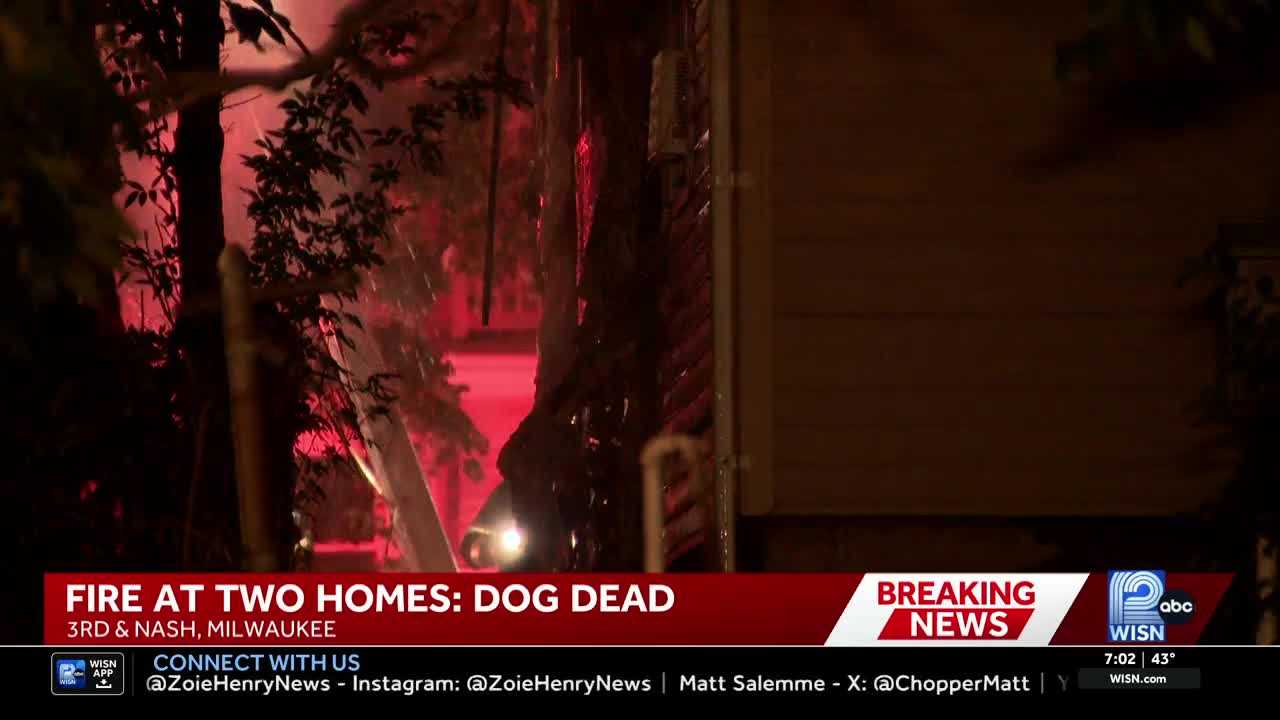 Dog killed during overnight fire that spread from one Milwaukee home to a second — WISN 12 Milwaukee, Dublin Community news