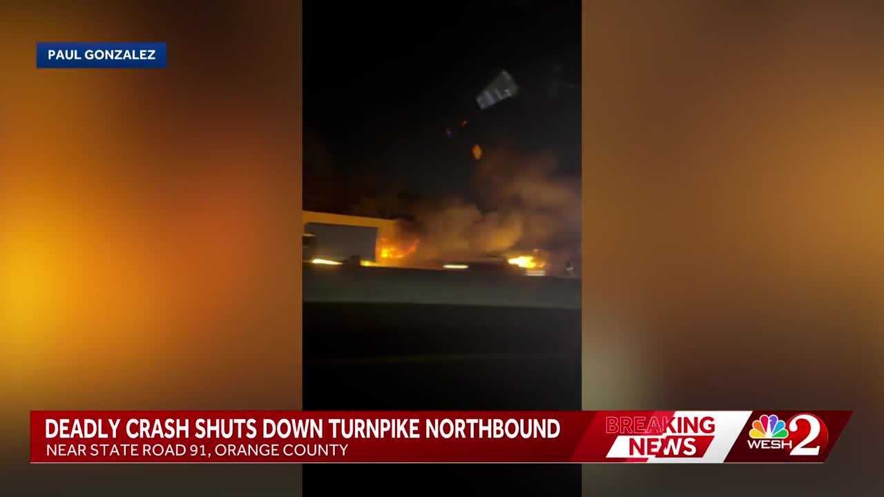 Six killed in fiery crash on Florida’s Turnpike in Orange County, troopers say — WESH 2 Orlando, Dublin Community news