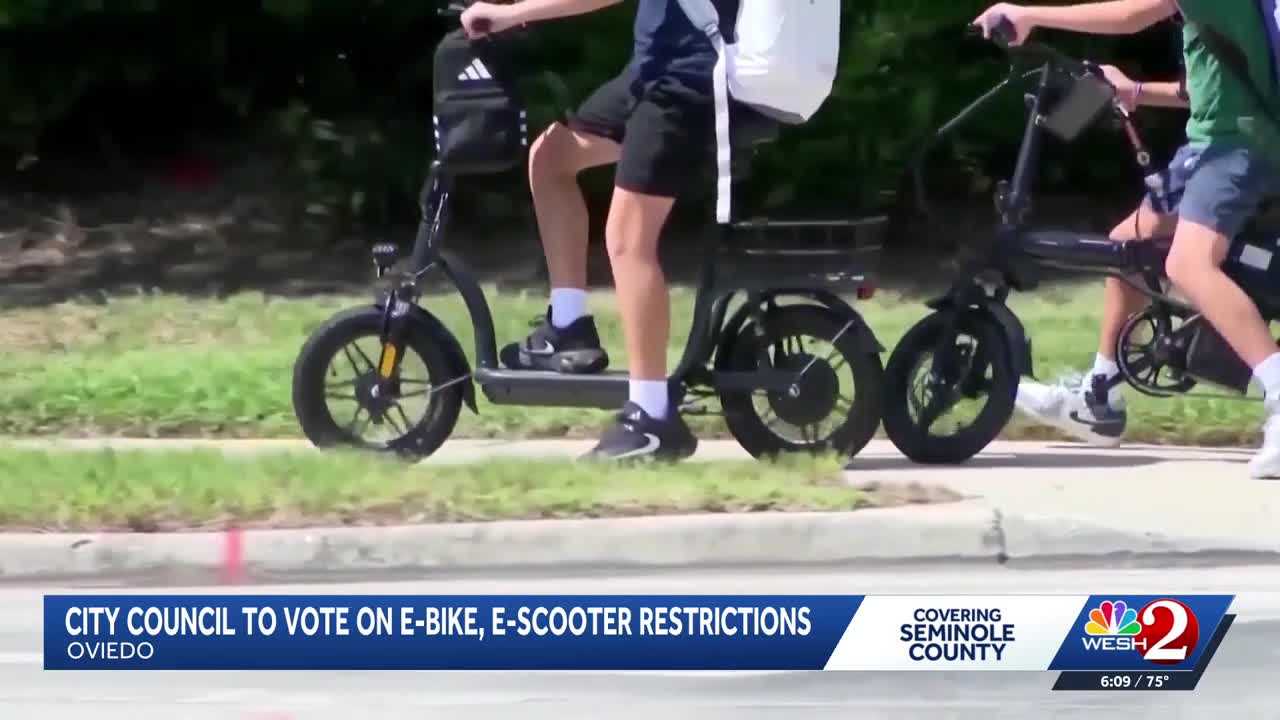Oviedo city council to vote on micromobility rules to improve sidewalk safety — WESH 2 Orlando, Dublin Government news