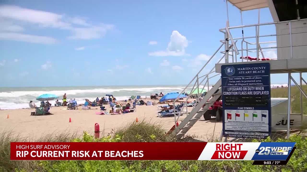 South Florida beaches under rip current warning as lifeguards urge swimmers to stay safe — WPBF West Palm Beach, Dublin Sports news