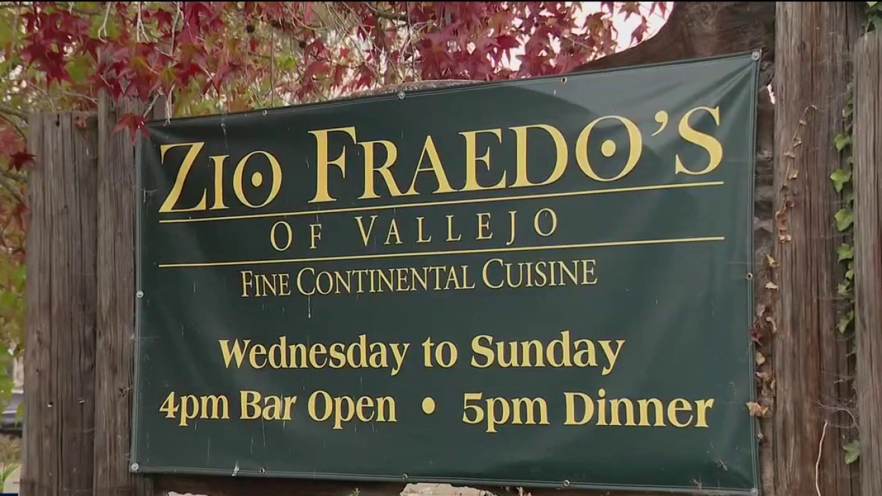 Zio Fraedo’s waterfront restaurant to close Vallejo location after 20 years — KTVU FOX 2 Bay Area, Dublin Dining news